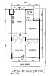 Blk 4 Bedok South Avenue 1 (Bedok), HDB 3 Rooms #377908181